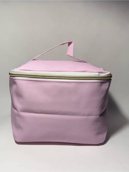 Sassy + Chic Handbags - Sassy + Chic Large Pink Makeup Bag Travel Toiletry Organizer Case NWT 8x6x5 in